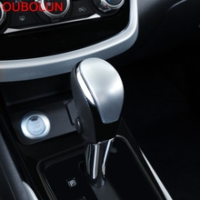 ABS Chrome For Nissan Sentra Pulsar Sylphy 2013 2014 2015 2016 Up Decorative AT Automatic Gear Shift Knob Cover Trim 2024 - buy cheap