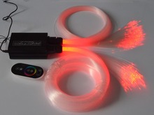 20w RGB LED Fiber Optic Lighting kit double-headed export flexible fiber optic 0.75mm(150pcs*2m) DIY lights 2024 - buy cheap