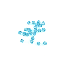 Bicone 3mm/ 4mm/ 8mm 1440pcs Crystal Beads Aquamarine Color Bicone Glass Beads for Making Beautiful Bracelets 2024 - buy cheap