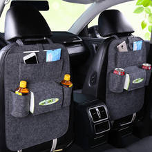 Auto Car Backseat Organizer Car-Styling Holder Felt Covers Versatile Multi-Pocket Seat Wool Felt Storage Container Hanging Box 2024 - buy cheap
