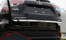 Lapetus-Tira de decoración de la puerta trasera y maletero, embellecedor para Toyota Highlander KLUGER 2017 2018 2019, de acero inoxidable 2024 - compra barato