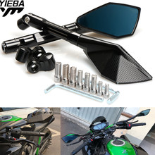 Espejos retrovisores de motocicleta, cristal azul para KAWASAKI Z1000SX/NINJA 1000/Tourer Z750R ZX1400/ZX14R/ZZR1400 2024 - compra barato