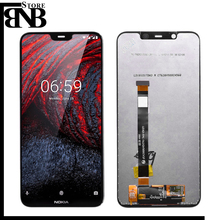 For Nokia 7.1 Plus X7 LCD Display and Touch Screen Digitizer Sensor Panel Assembly Replacement Part for Nokia X7 lcd screen 2024 - buy cheap
