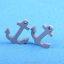 10pcs/lot resin solid mini anchor 30mm Ornaments Micro landscape Ornaments Creative Home Gardening Decoration 2024 - buy cheap