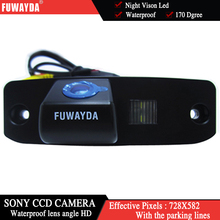 FUWAYDA-cámara de visión trasera para coche, dispositivo con Chip SONY CCD, marcha atrás, para Hyundai Tucson Accent Elantra Terracan Sonata Veracruz 2024 - compra barato