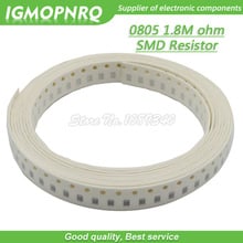 300 шт. 0805 SMD резистор 1,8 M Ом чиповый резистор 1/8 Вт 1,8 м 1M8 Ом 0805-1,8 м 2024 - купить недорого