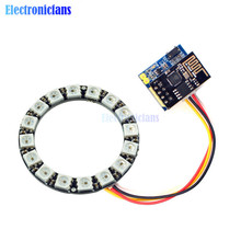 ESP8266 ESP01 ESP-01 RGB LED Controller Adpater WIFI Module for Arduino IDE WS2812 WS2812B 5050 16 Bits Light Ring Christmas DIY 2024 - buy cheap
