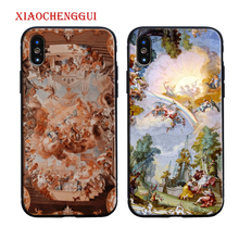 Barroco Aesthetics vintage Art Mural Soft Silicone Phone Case Cover For iPhone 11 12 pro mini x XS MAX 6 6s 7 8 Plus XR 5 se2020 2024 - buy cheap