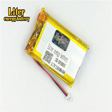 1.0MM 2pin connector 3.7V 803050 1500mah MP3 MP4 MP5 small toys lithium polymer li-ion rechargeable battery lipo battery 2024 - buy cheap