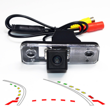 Dynamic Trajectory Tracks car Rear View parking Camera For Hyundai Santa Fe IX45 2001 2002 2003 2004 2005 2006 2007 2008 - 2012 2024 - buy cheap