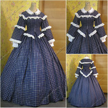 HistoricalCustomer-made 1800S Victorian dress 1860s Civil war Dress Halloween dress Gothic Renaissance Dress  US6-36 V-379 2024 - buy cheap