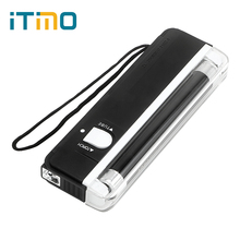 ITimo-minilámpara portátil UV, linterna LED, luz negra, ultravioleta, portátil, de mano 2024 - compra barato