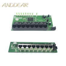 Módulo de interruptor Ethernet rápido de 8 puertos, adaptador de fuente de alimentación de 5v, placa base, OEM, 10/100mbps, RJ45 2024 - compra barato
