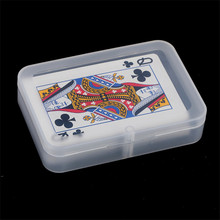 2/5pcs High quality Transparent plastic playing cards container box PP storage case packing poker bridge for small pokers set 2024 - buy cheap