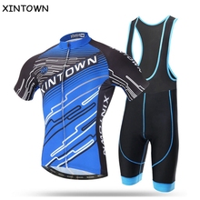 XINTOWN New Bicycle Bike Clothing Riding Jersey (bib) shorts set Clothes Breathable Sportswear ropa ciclismo Cycling Jersey Sets 2024 - buy cheap