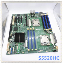 S5520HC игровая открытая виртуальная машина dual X58 двойная сетевая карта LGA 1366 pin Серверная материнская плата 2024 - купить недорого