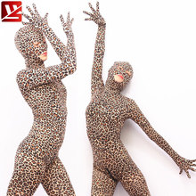 MEISE Sexy Women Photography Leopard Full Body Bodysuit Game Cosplay Body Stockings Sexy Pantyhose With Glove Erotic Lingerie 2024 - buy cheap