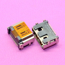 Yuxi alta qualidade hdmi 19pin smt pcb interface de montagem de solda conector fêmea 2024 - compre barato