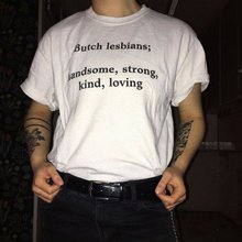 Skuggnas-Camiseta de estética para lesbianas, prenda de vestir bonita y bonita, de tumblr, regalo Bff, envío directo 2024 - compra barato