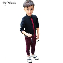 Spring Casual Children's Shirts Autumn And Winter British Style Boy Plus Velvet Shirt Big Kids Thickened Long-sleeved Shirt 2024 - buy cheap