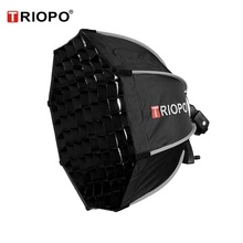 TRIOPO-Softbox octagonal con rejilla de panal para fotografía profesional, accesorios de fotografía, 55cm 2024 - compra barato