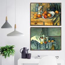 Casa Decoração Wall Art Pictures Fro Sala Poster Pinturas Da Lona de Impressão Francês Paul Cezanne Frutas Flores 2024 - compre barato