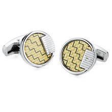 DY new high quality fashion men French shirt Cufflinks The high-end brand Silvery Round exquisite design Cufflinks 2024 - buy cheap