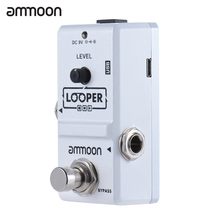 Ammoon-Pedal de guitarra AP-09 Looper, serie Nano, efecto de guitarra eléctrica, True Bypass, Overdubs ilimitados, piezas de guitarra 2024 - compra barato