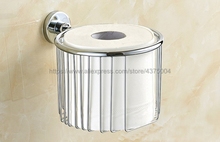 Polished Chrome Paper Towel Rack Shelf Paper Nets Basket Toilet Paper Rack Roll Holder European Bathroom Accessories Nba519 2024 - buy cheap