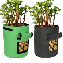 Сумка для выращивания растений в домашних садах, теплице для картофеля, растительный увлажняющий контейнер для овощей, вертикальная фотография 2024 - купить недорого
