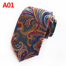 Corbata clásica de seda para hombre, corbata de 100% de Cachemira de 20 colores, Formal, para boda, fiesta, novio 2024 - compra barato