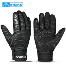 INBIKE Outdoor Sport Gloves Winter Warm Full Finger Cycling Gloves  MTB Bike Bicycle Gloves Men's Women Touch Screen Sport Glove 2024 - buy cheap