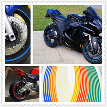 Strips Motorcycle Wheel Sticker Reflective Decals Rim Tape Bike Car Styling For Ducati Sled 950 YAMAHA WR250R X SEROW225 2024 - buy cheap