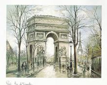 Arte de pared de arco triumpal de París, impresiones en lienzo, decoración de pared, cuadro, lienzo, arte de pared, pintura para decoración moderna del hogar 2024 - compra barato