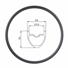 220g 26er MTB XCM race 24mm carbon rim 24H 28H 32H super light tubeless 27.5er 650B 29er CrossCountry mountain bike carbon wheel 2024 - buy cheap