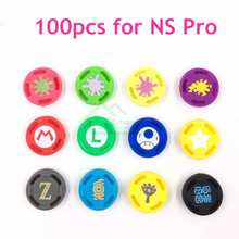 100pcs for Nintend Switch NS Pro Controller Silicone Cap Analog Cap Thumb Stick Grips replacement for NS Pro 2024 - buy cheap