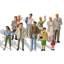 20pcs All Standing O Scale 1:43 Painted Figures Passengers Delicate People Miniature Train Layout P4306 2024 - buy cheap