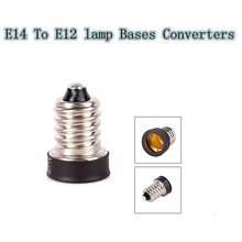 Lamp Adapter E14 To E12  Lamp Holder Converter Lamps Bases Converters E14 Male Adapter to E12 Felmale Socket Free Shipping 2024 - buy cheap