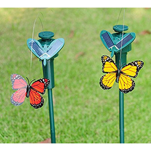 Decoração em forma de borboleta e gramado solar 3 pçs, para decoração ao ar livre, ornamento para quintal, decoração artificial 2024 - compre barato