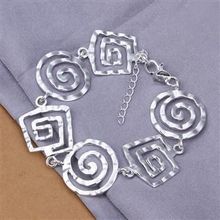 Bracelets Delicate Elegant Gorgeous Design Fashion Jewelry Elegant Silver Color Charm Bracelet Bczajuga H324 2024 - buy cheap