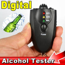 kebidumei Red Light Alcohol Breath Tester Portable LED Flashlight Keychain Breathalyzer Professional Alcohol Analyzer 2024 - buy cheap