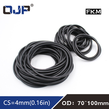 1PC Fluorine rubber Ring Black FKM O-rings Seal CS4mm OD70/75/80/85/90/95/100mmm O Ring Seal Gasket Oil Ring Fuel Sealing Washer 2024 - buy cheap