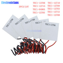 TEC1-enfriador termoeléctrico Peltier TEC1-12706, módulo de elemento Peltier de 12V, 12705, 12706, 12715, 04905, 12710, 12709, 12703, 12712, 5 uds. 2024 - compra barato