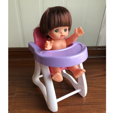 Juguete de simulación de silla alta de bebé, muebles ABS para muñeca Mellchan, accesorio de muñeca Reborn de 8-12 pulgadas 2024 - compra barato