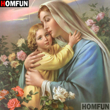 HOMFUN Full Square/Round Drill 5D DIY Diamond Painting "Religious figure" 3D Embroidery Cross Stitch 5D Decor Gift A17716 2024 - buy cheap