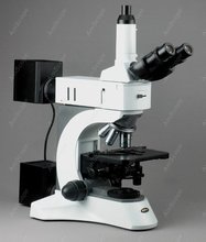 Microscopio polarizador con AmScope, 50X-1500X, polarizador metalúrgico Darkfield, cámara de 9MP 2024 - compra barato