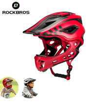 Rockbros capacete de ciclismo infantil 2 em 1, capacete de segurança com 3 camadas de proteção para meninos e meninas 2024 - compre barato