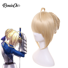 Fate Stay Night Cosplay Arutoria Pendoragon wig high quality wigs for women Synthetic Hair Perucas anime cosplay wig 2024 - buy cheap