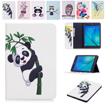 SM-T355 Case For Samsung Galaxy Tab A 8.0 SM-T350 T355 P350 Smart Cover Funda Fashion Cartoon Owl Tablet PU Leather Stand Shell 2024 - buy cheap