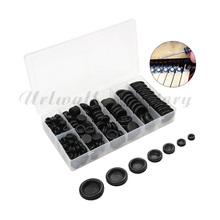 170Pcs Black Rubber Grommet Firewall Hole Plug Retaining Ring Set Car Electrical Wire Gasket Kit For Cylinder Valve Water Pipe 2024 - buy cheap